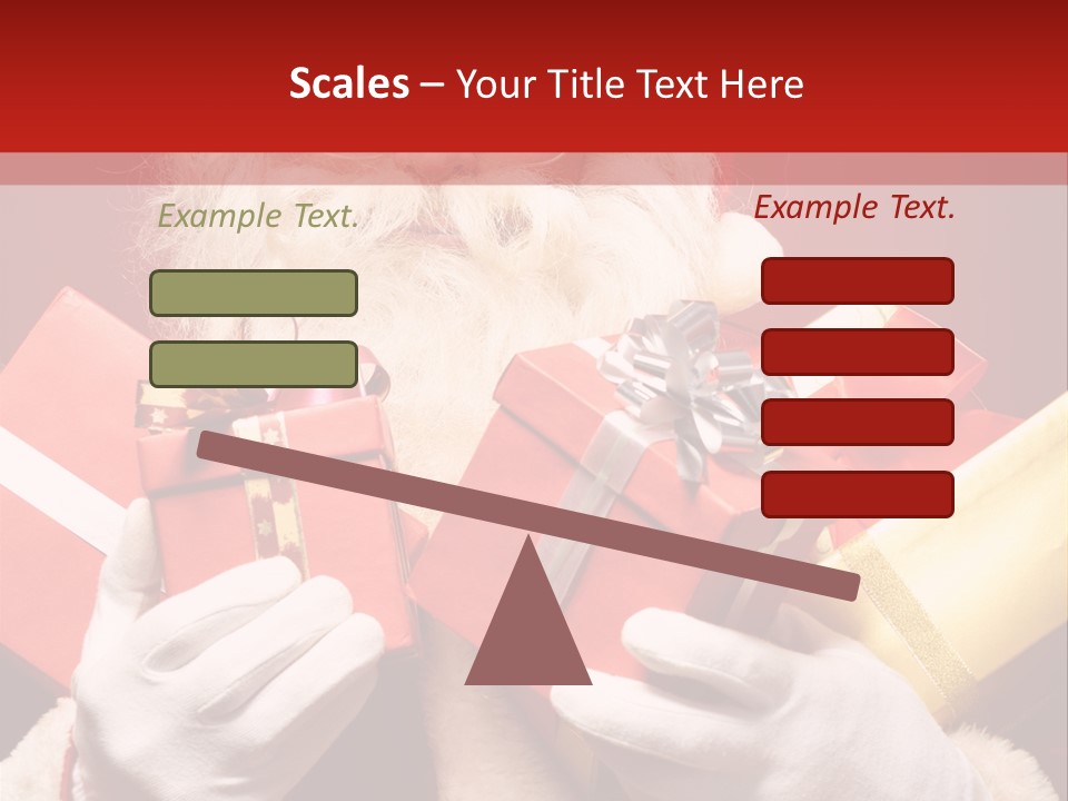 Merry Bow Single PowerPoint Template