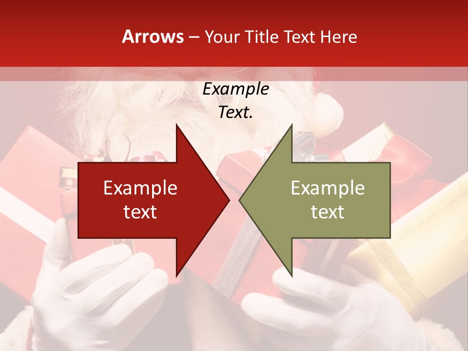 Merry Bow Single PowerPoint Template