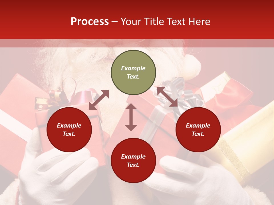 Merry Bow Single PowerPoint Template