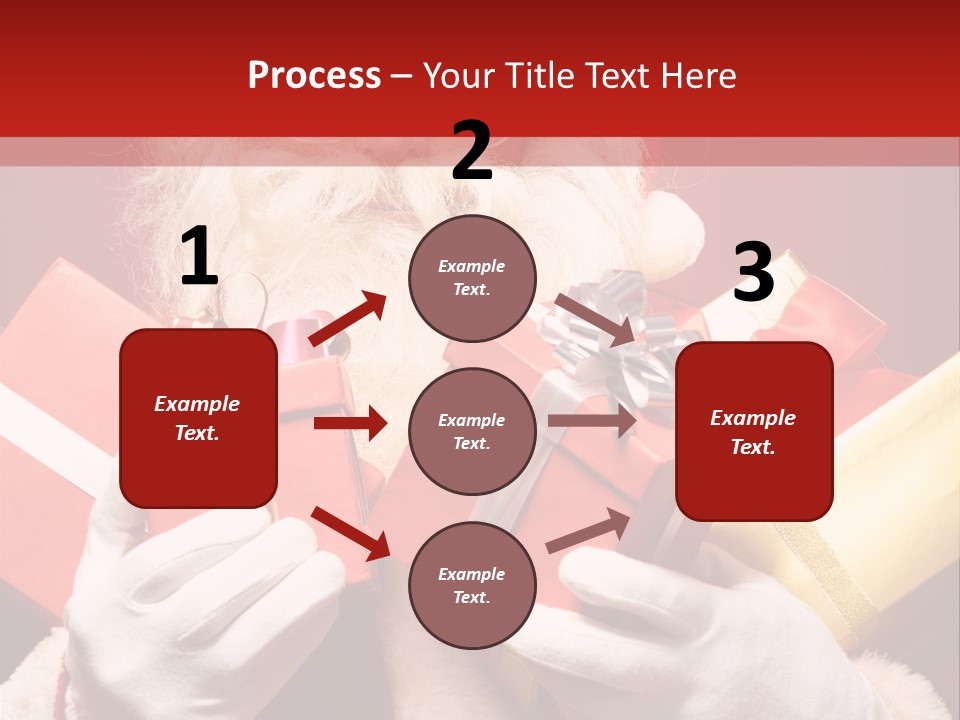 Merry Bow Single PowerPoint Template