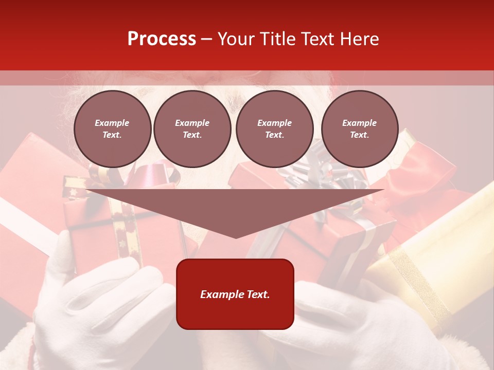 Merry Bow Single PowerPoint Template