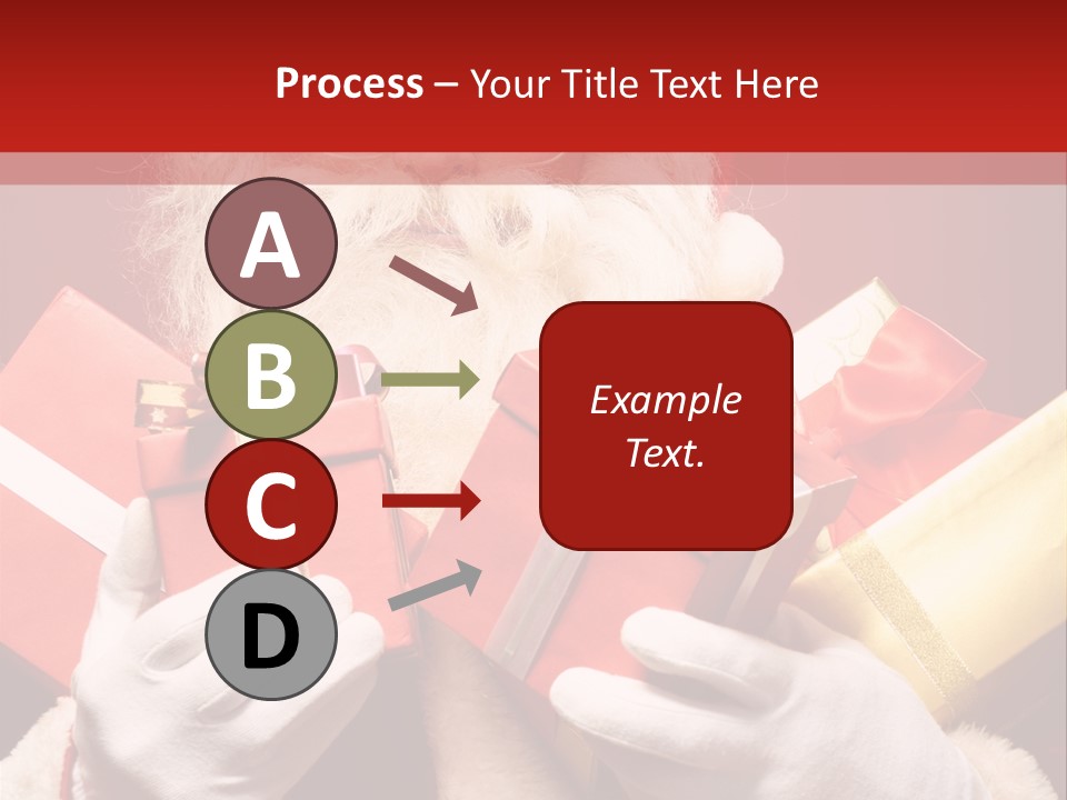 Merry Bow Single PowerPoint Template
