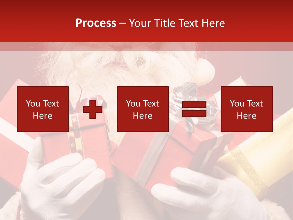 Merry Bow Single PowerPoint Template