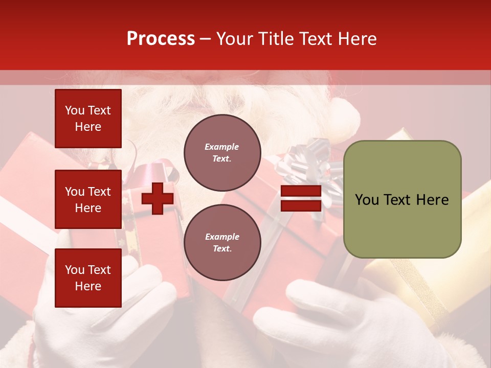 Merry Bow Single PowerPoint Template