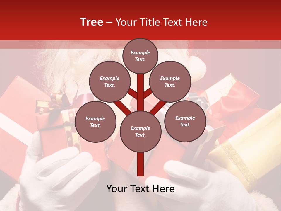 Merry Bow Single PowerPoint Template