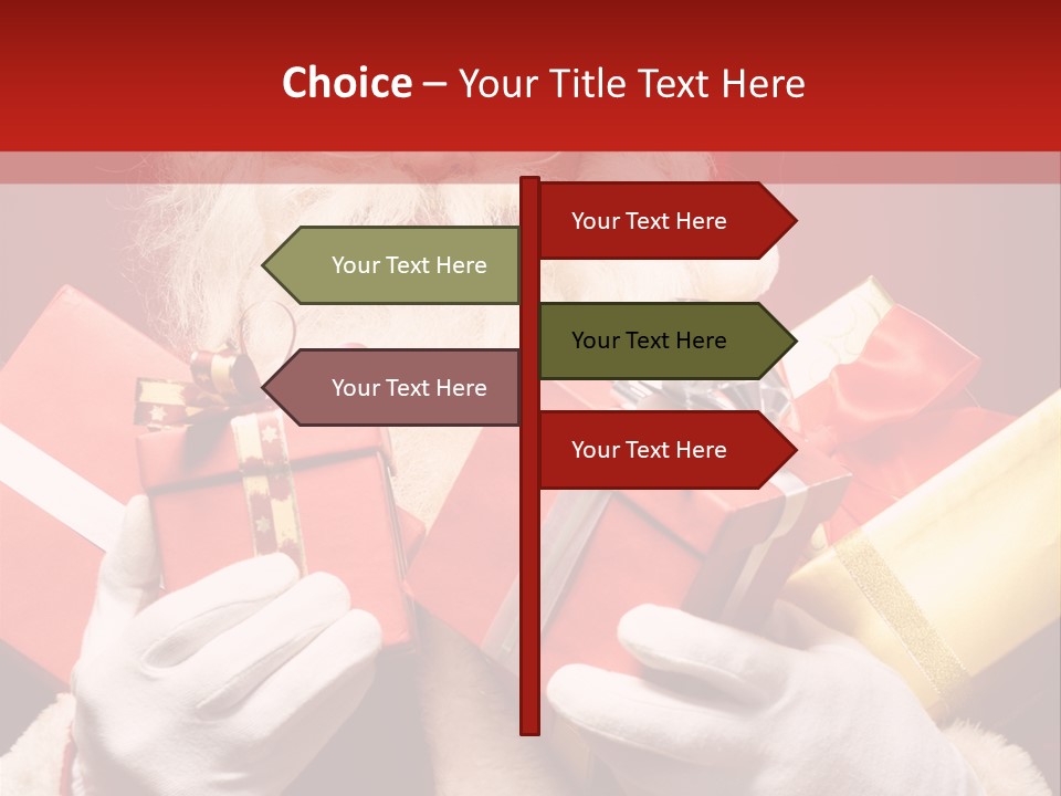 Merry Bow Single PowerPoint Template