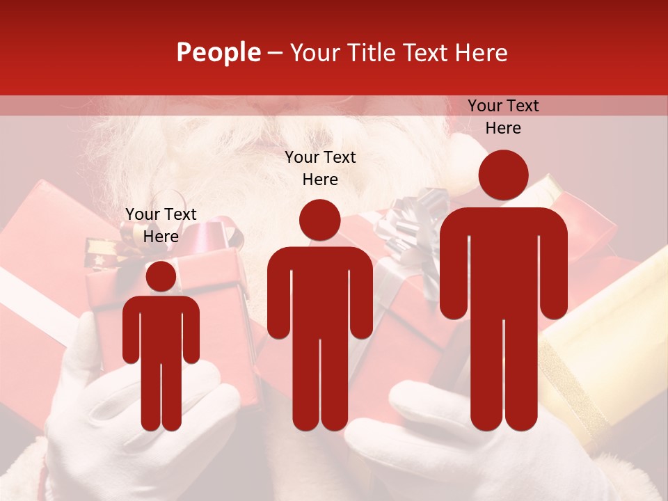 Merry Bow Single PowerPoint Template