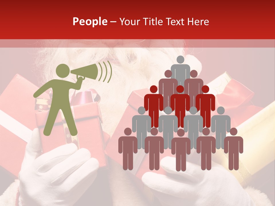 Merry Bow Single PowerPoint Template