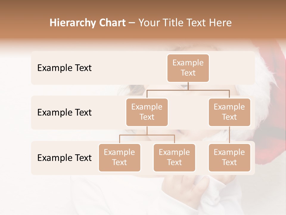 A Young Girl Wearing A Santa Claus Hat PowerPoint Template