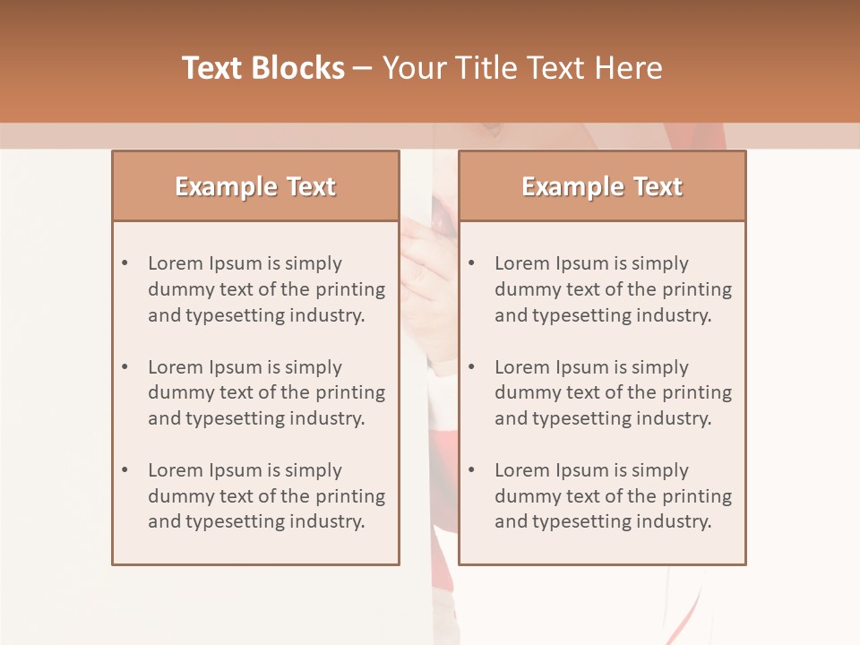 A Baby In A Santa Hat Peeking Out From Behind A Wall PowerPoint Template