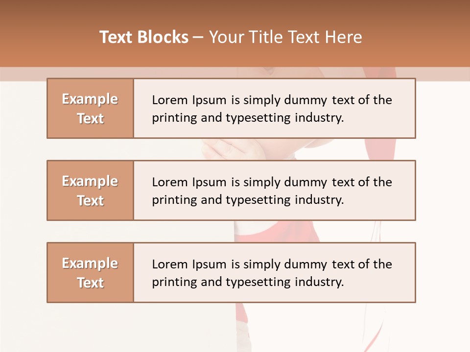 A Baby In A Santa Hat Peeking Out From Behind A Wall PowerPoint Template