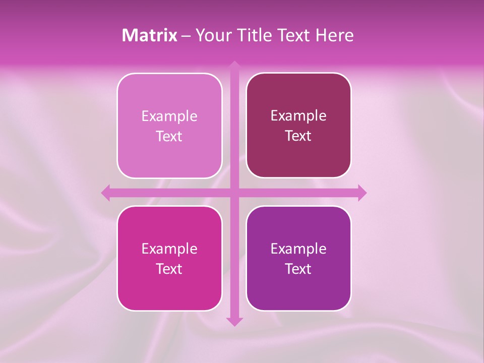 Folded Background Romantic PowerPoint Template