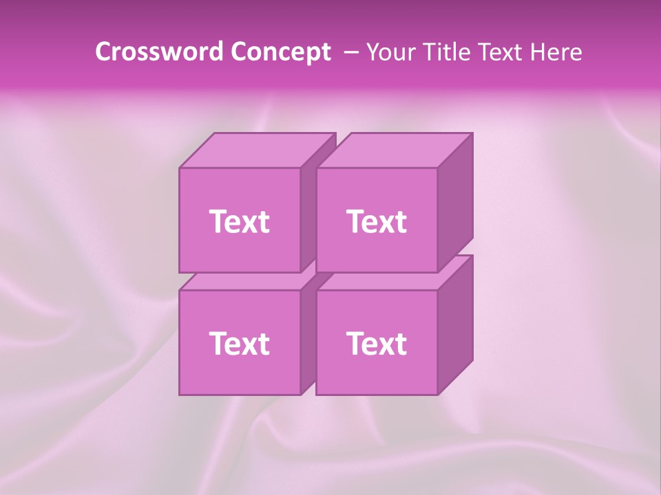 Folded Background Romantic PowerPoint Template