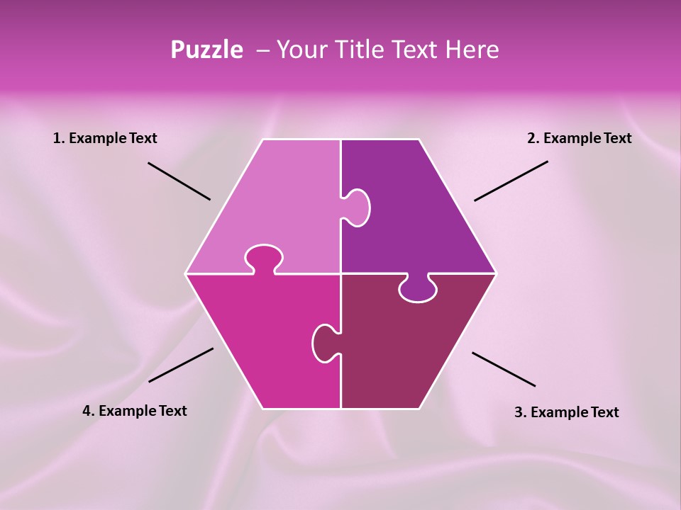 Folded Background Romantic PowerPoint Template