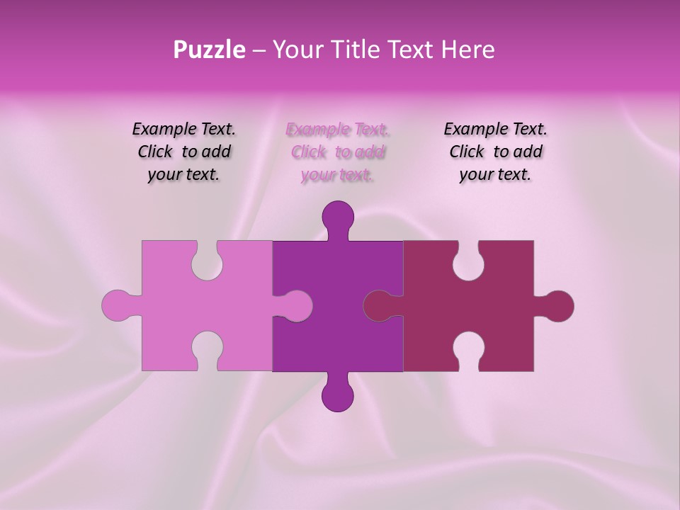 Folded Background Romantic PowerPoint Template