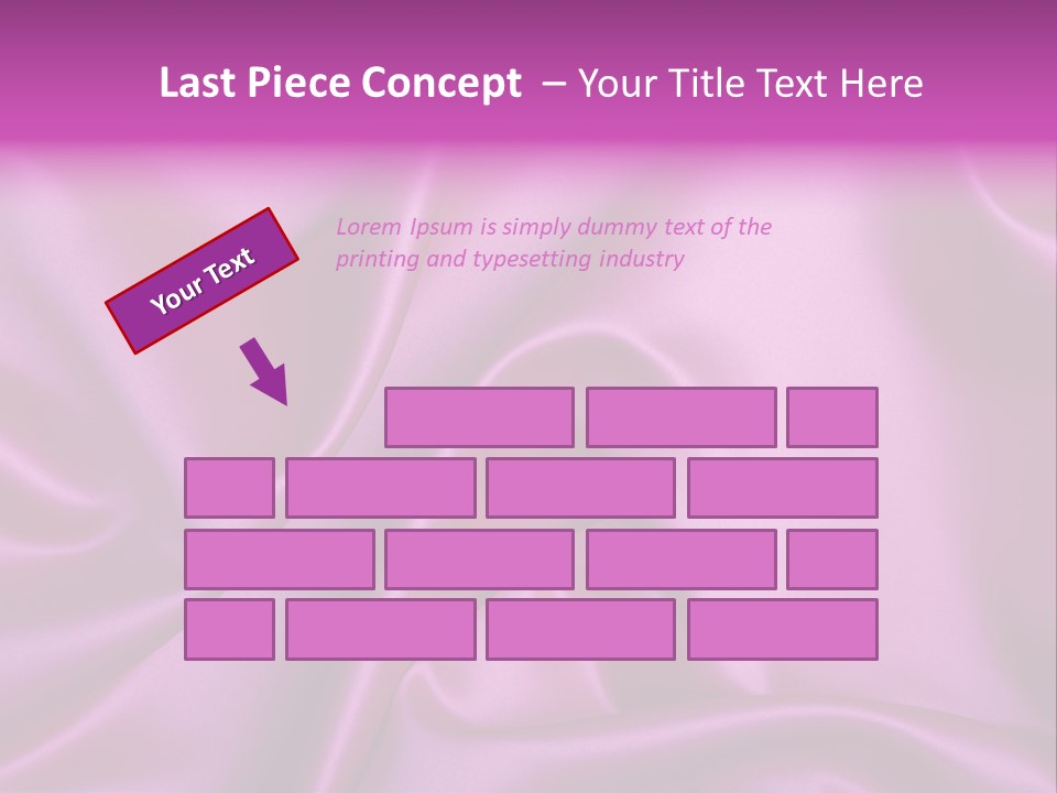Folded Background Romantic PowerPoint Template