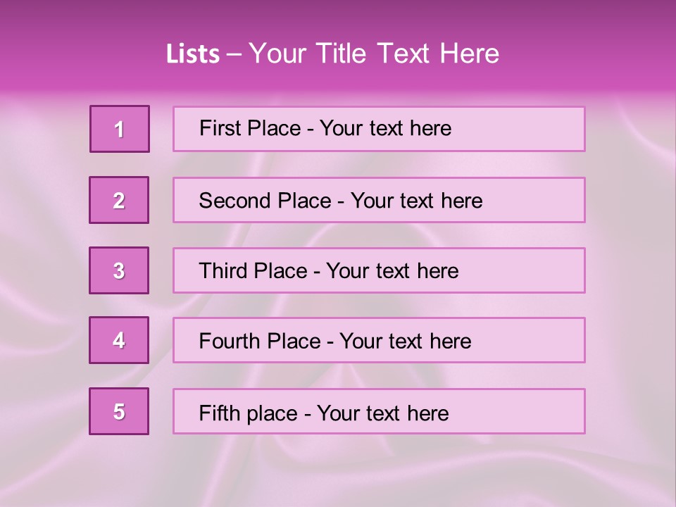 Folded Background Romantic PowerPoint Template