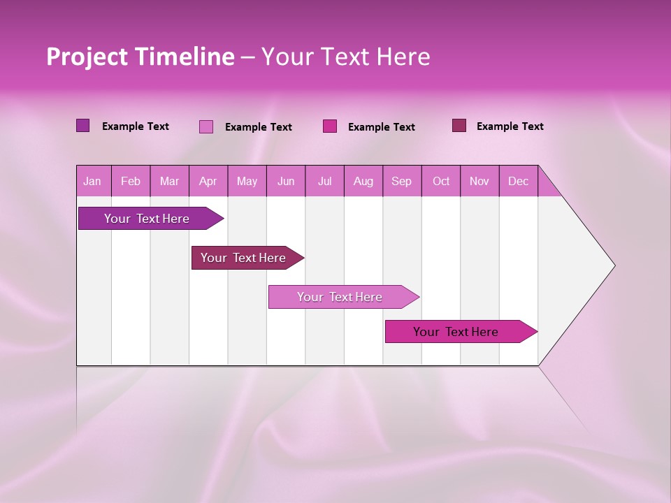 Folded Background Romantic PowerPoint Template