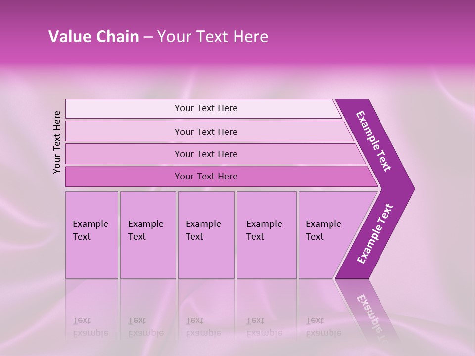 Folded Background Romantic PowerPoint Template