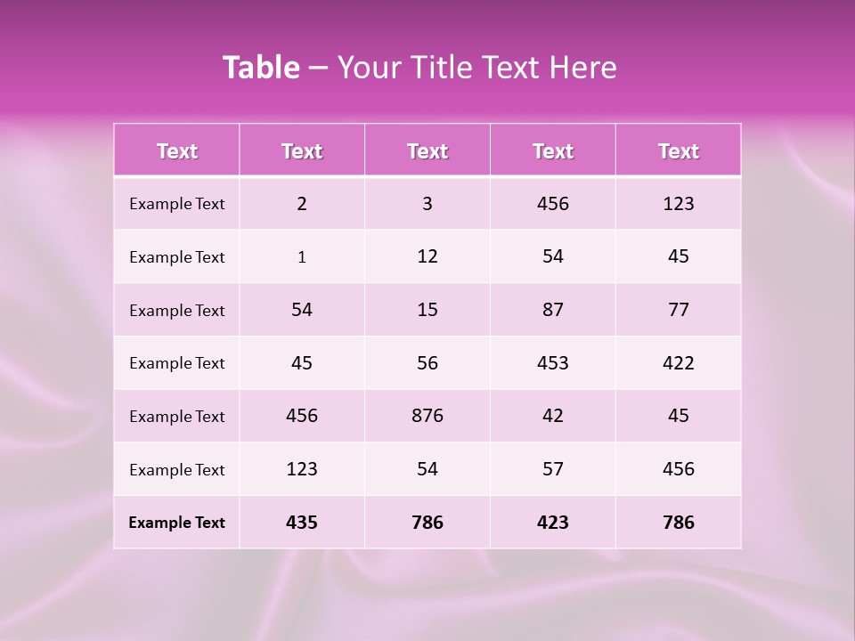 Folded Background Romantic PowerPoint Template