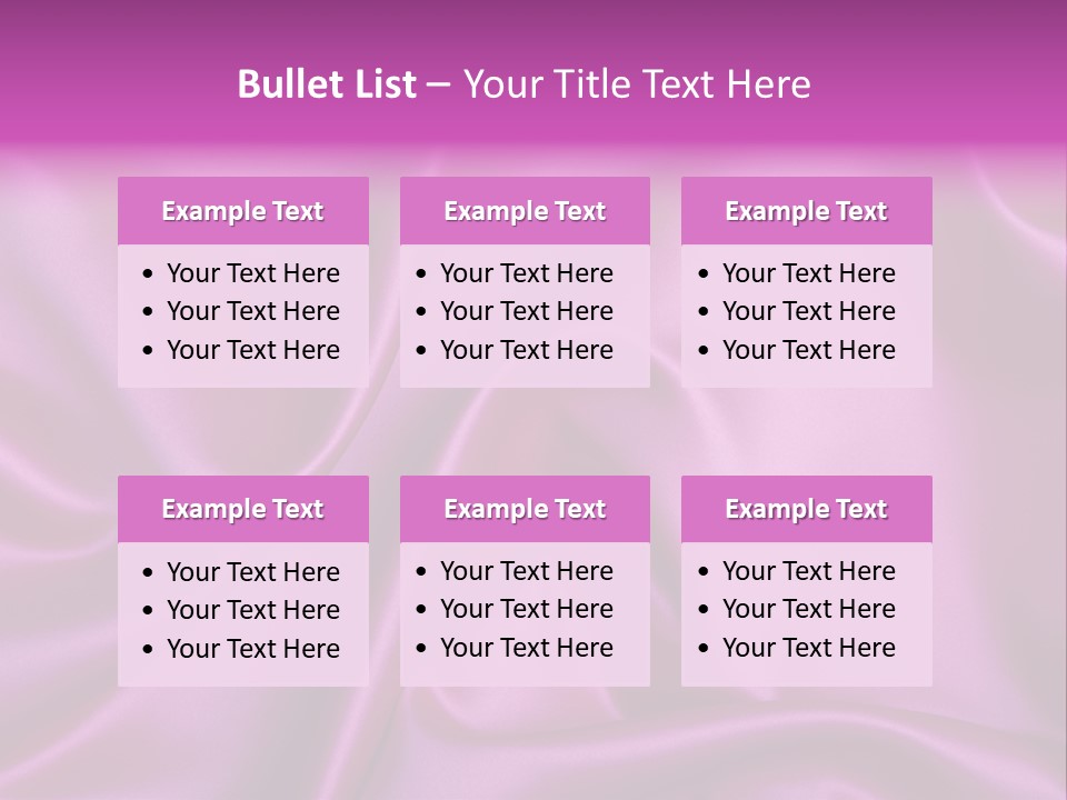 Folded Background Romantic PowerPoint Template