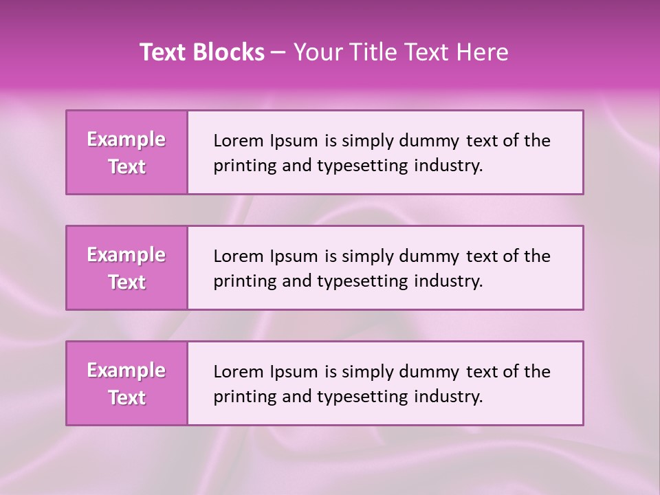 Folded Background Romantic PowerPoint Template