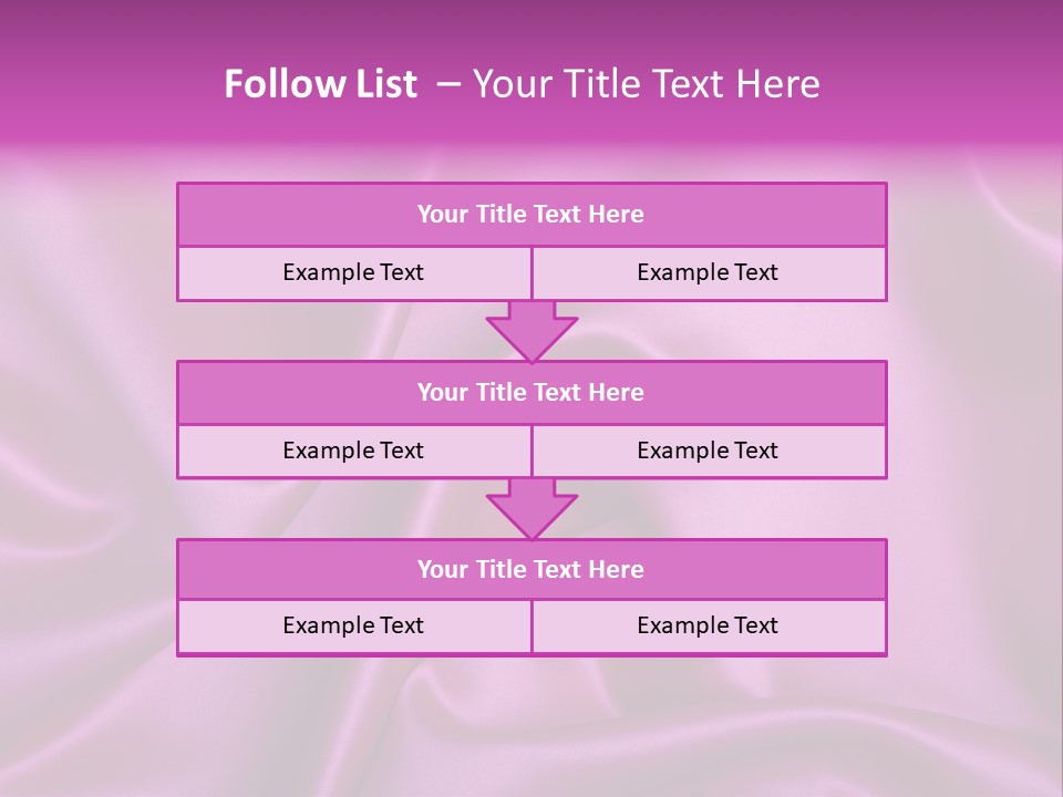 Folded Background Romantic PowerPoint Template