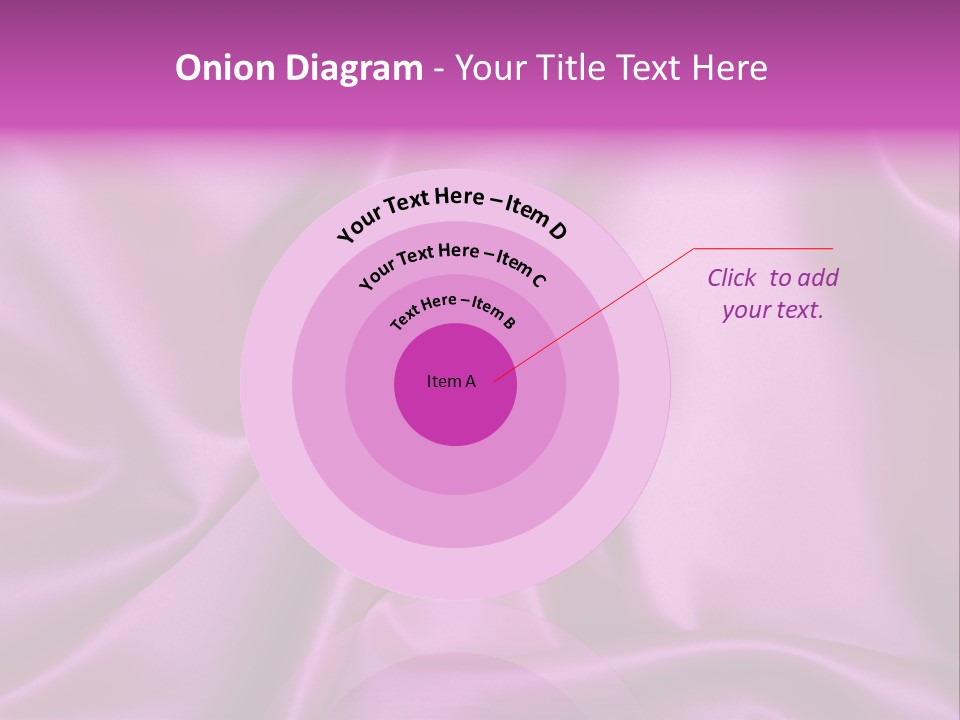 Folded Background Romantic PowerPoint Template