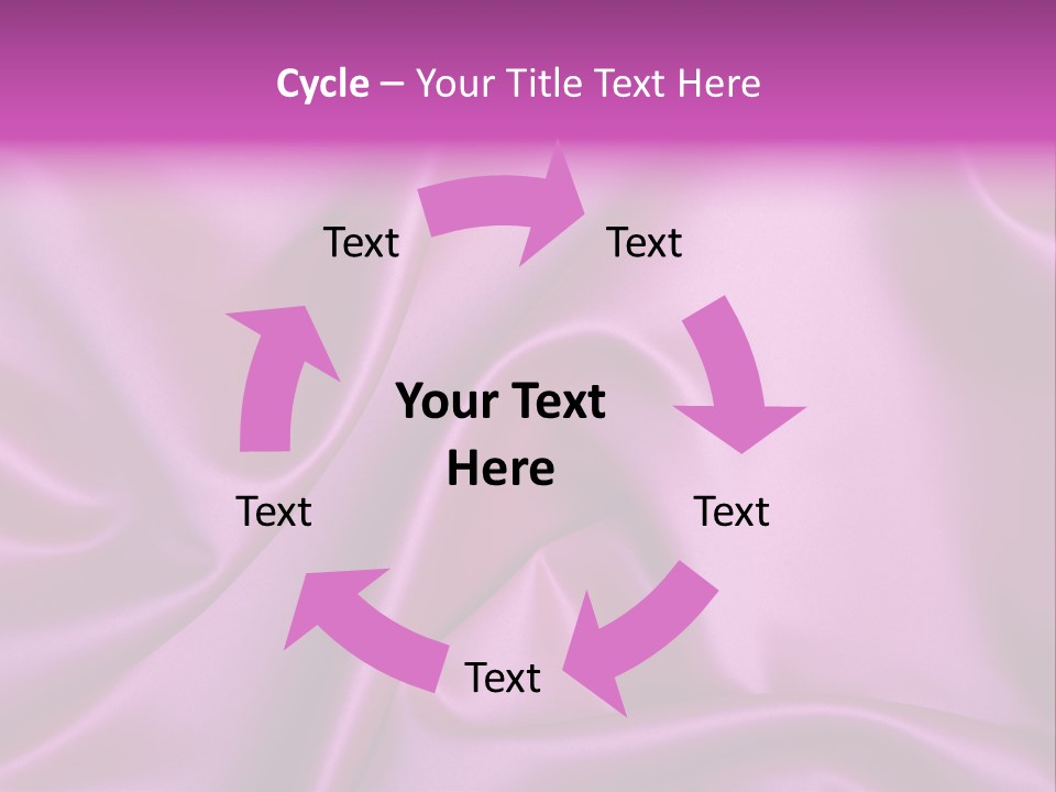 Folded Background Romantic PowerPoint Template