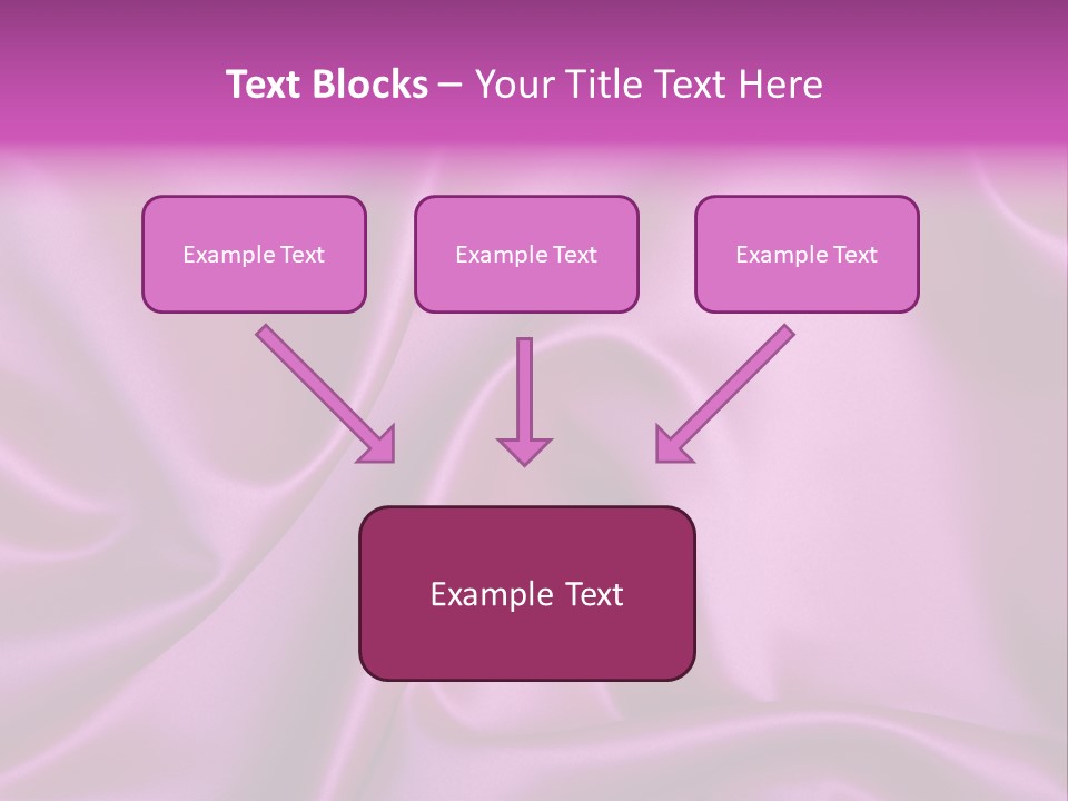 Folded Background Romantic PowerPoint Template