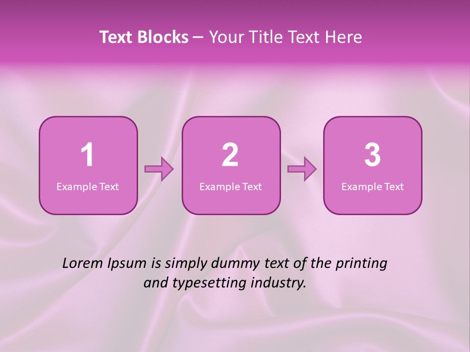 Folded Background Romantic PowerPoint Template