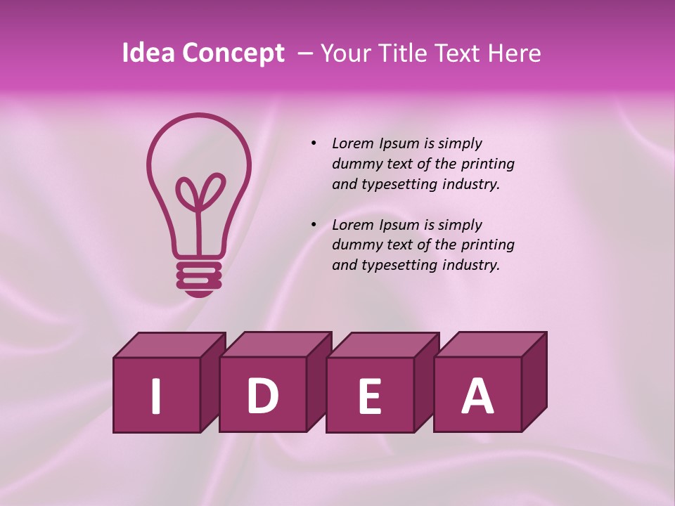 Folded Background Romantic PowerPoint Template