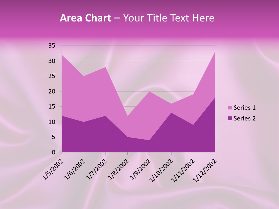 Folded Background Romantic PowerPoint Template