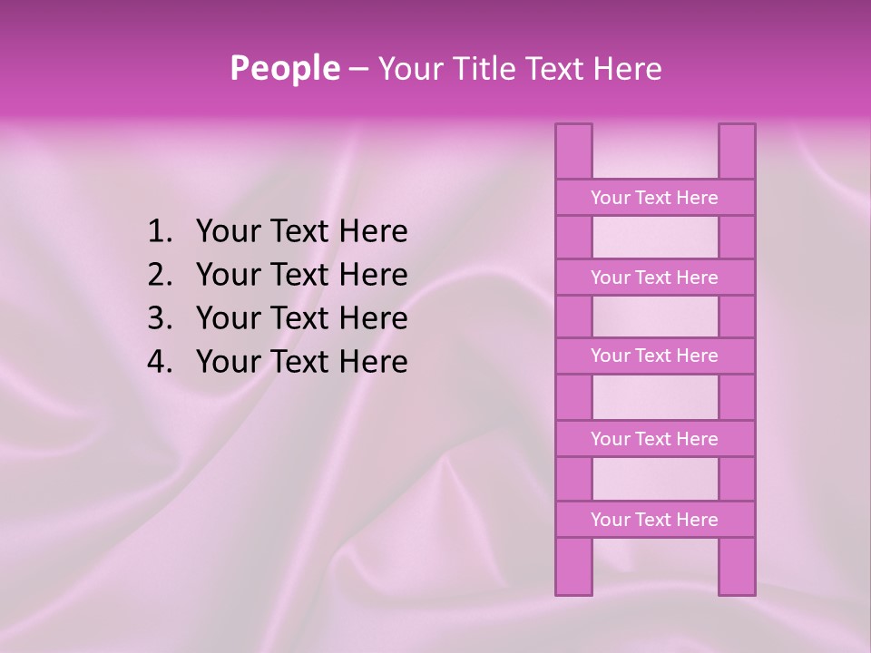 Folded Background Romantic PowerPoint Template