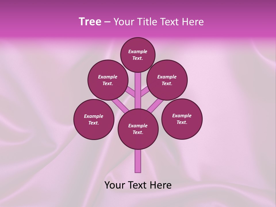 Folded Background Romantic PowerPoint Template