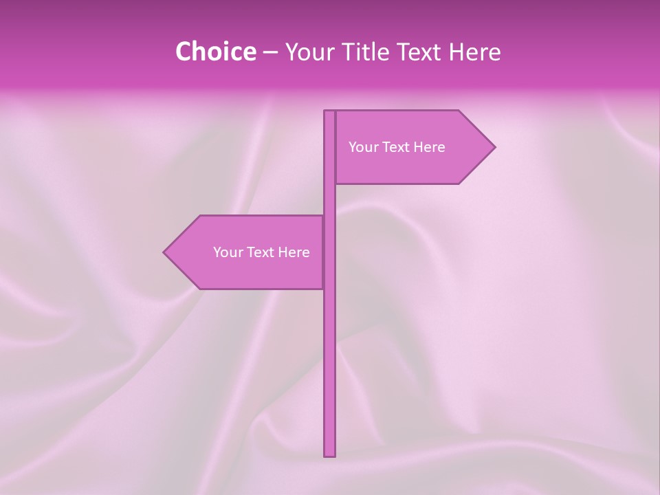 Folded Background Romantic PowerPoint Template