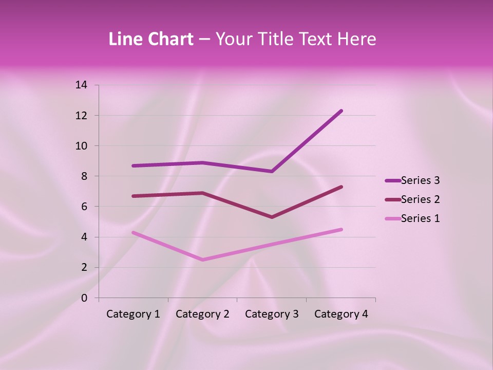 Folded Background Romantic PowerPoint Template
