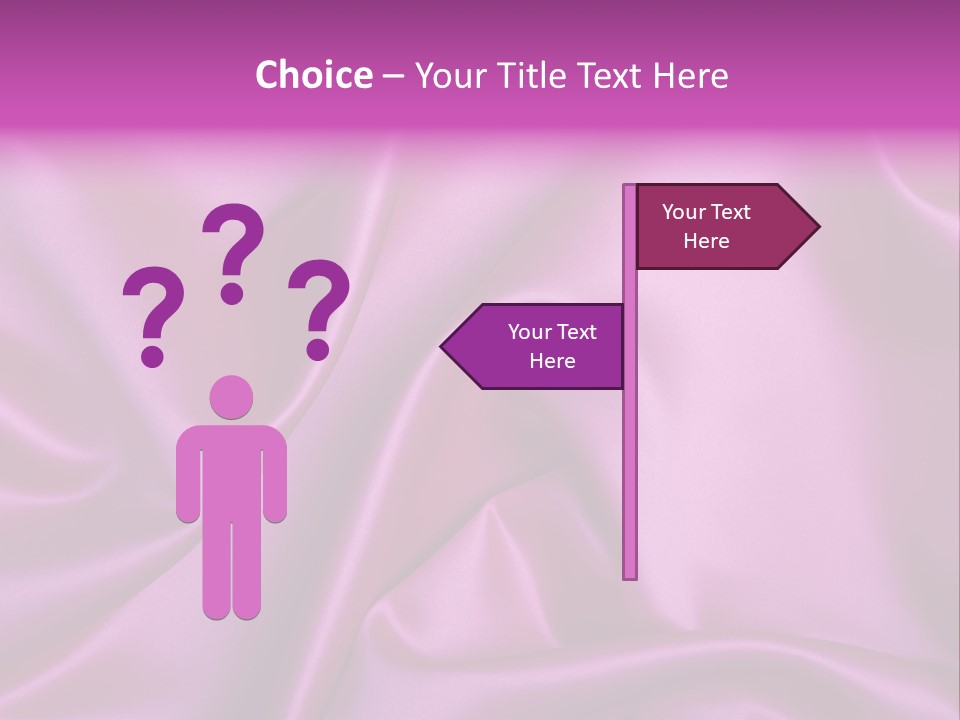 Folded Background Romantic PowerPoint Template