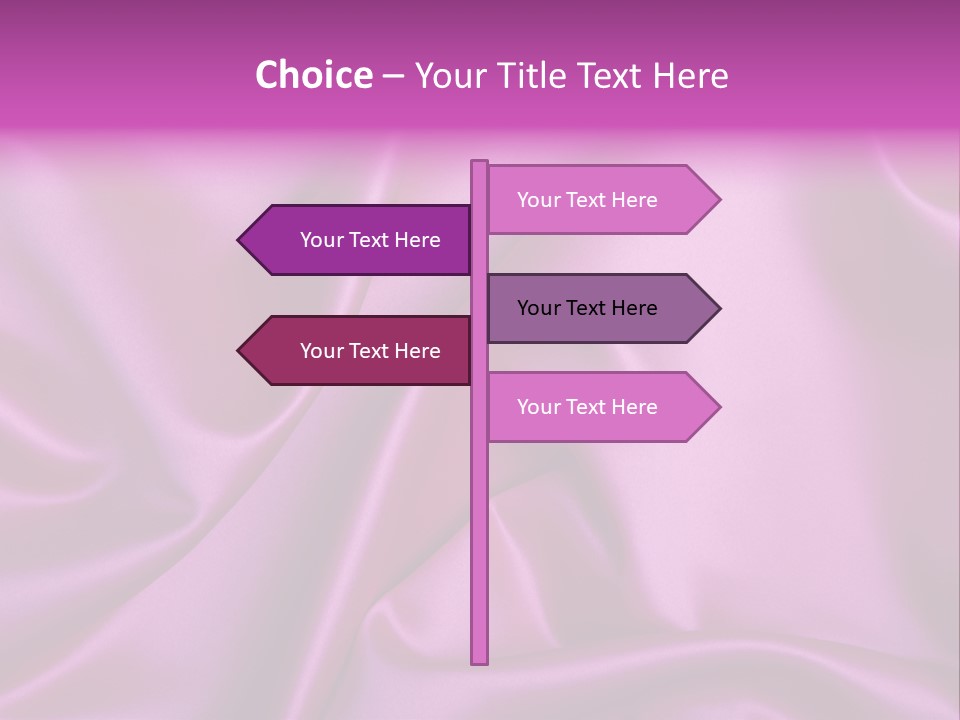 Folded Background Romantic PowerPoint Template