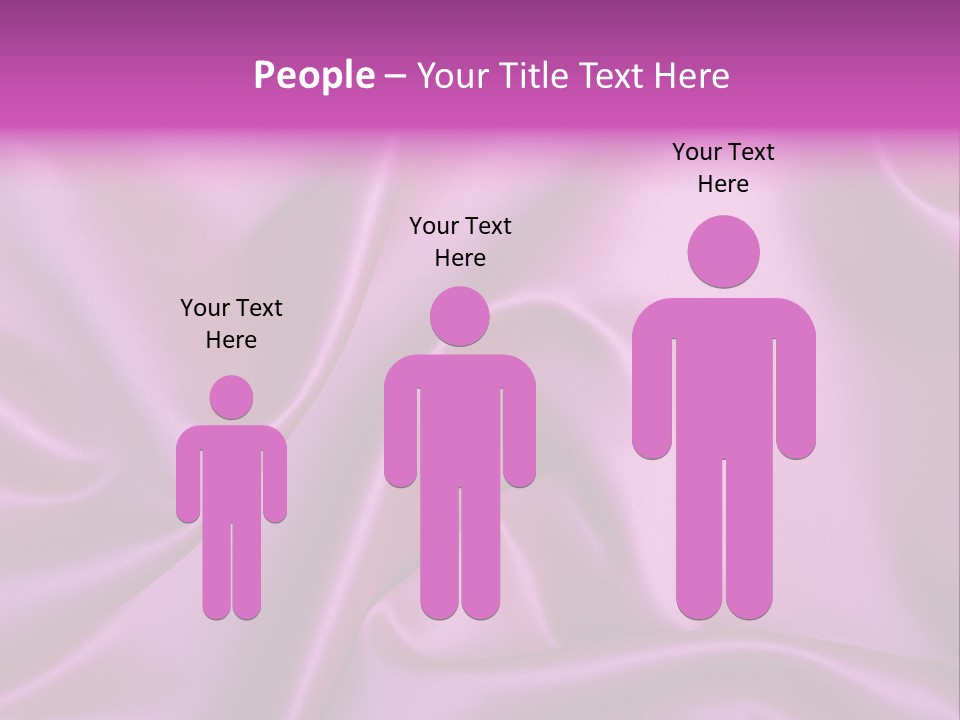 Folded Background Romantic PowerPoint Template