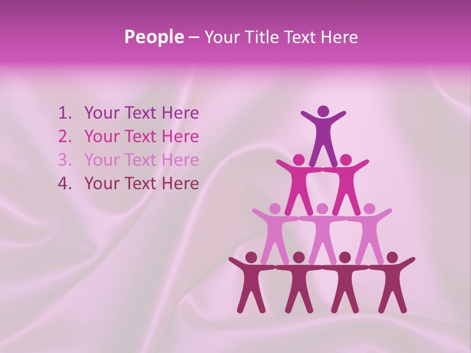 Folded Background Romantic PowerPoint Template