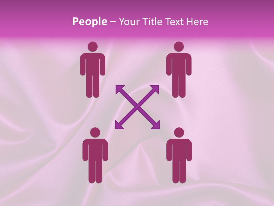 Folded Background Romantic PowerPoint Template