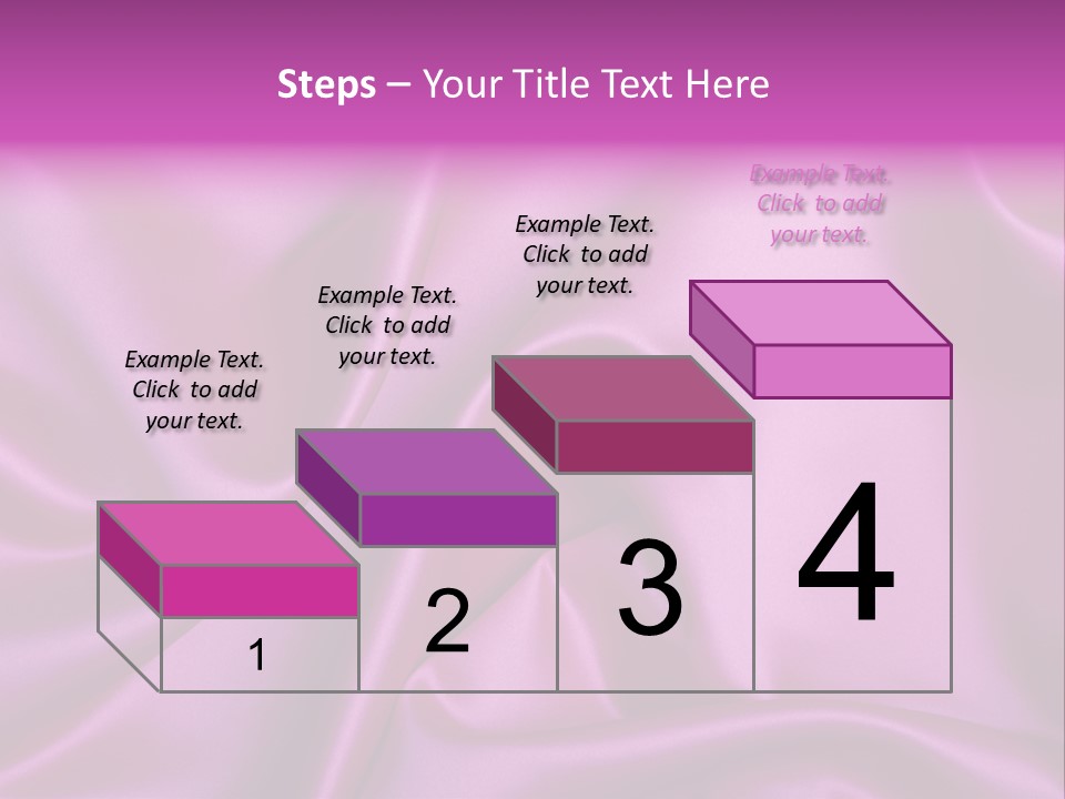 Folded Background Romantic PowerPoint Template