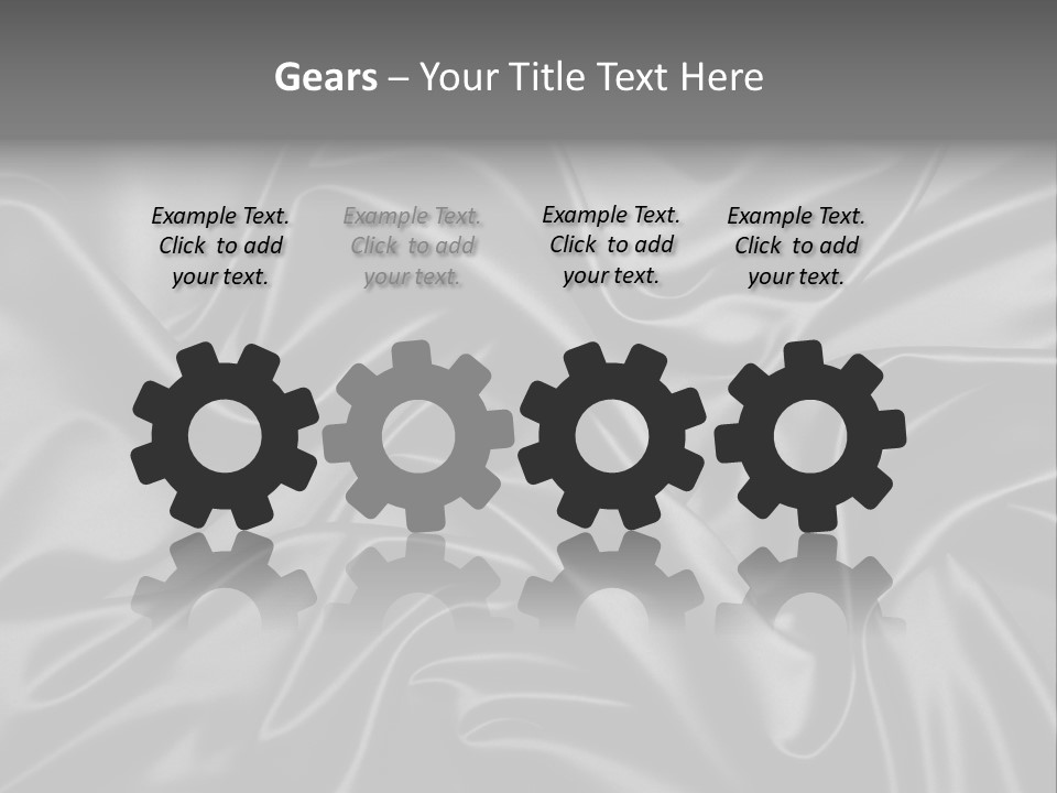 Sheets Creases Tender PowerPoint Template