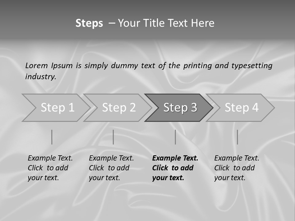 Sheets Creases Tender PowerPoint Template