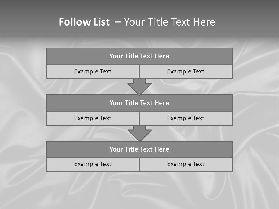 Sheets Creases Tender PowerPoint Template
