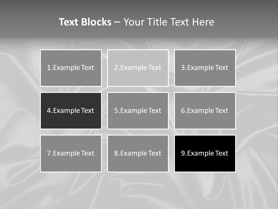 Sheets Creases Tender PowerPoint Template