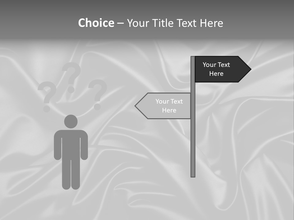 Sheets Creases Tender PowerPoint Template