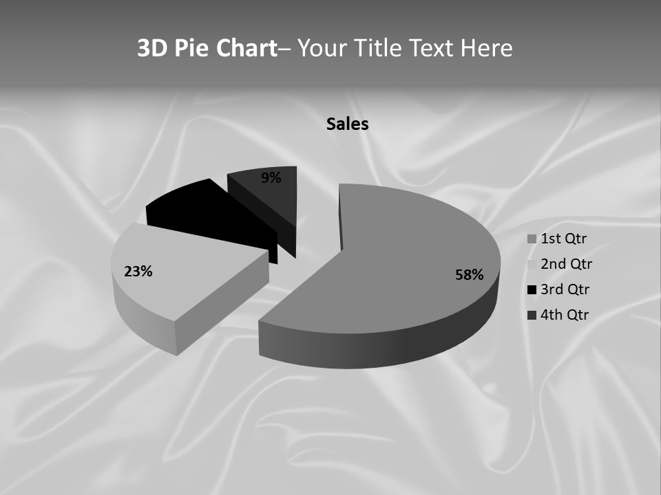 Sheets Creases Tender PowerPoint Template