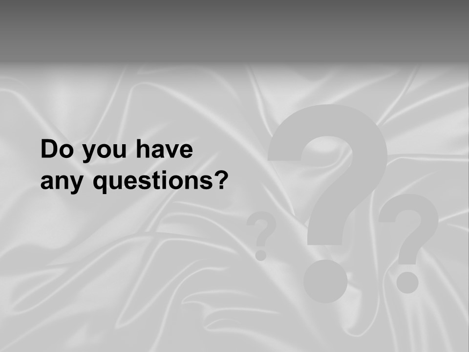 Sheets Creases Tender PowerPoint Template